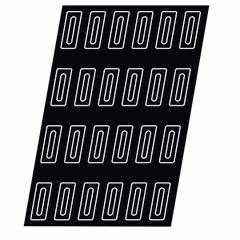 Confectionery mold “Rectangular”[12pcs] ,L=10,B=4cm