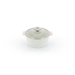 Serving pan with lid “Revolution”  thermostatic glass, ceramics  1.2 l  D=19, H=12.5 cm