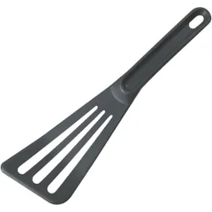 Perforated kitchen spatula “Exoglass”  plastic , L=30/15, B=9cm  gray