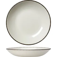 Salad bowl “Chakool Dapple”  porcelain  1.2 l  D=25.5 cm  white, black