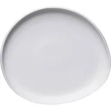 Serving dish “Ninfa”  porcelain , H=40, L=325, B=290mm  white, gloss.