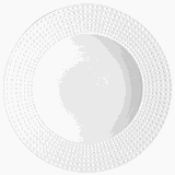 Тарелка глубокая «Сатиник» фарфор 330мл D=245,H=44мм белый