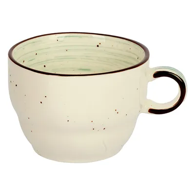 Чашка кофейная «Пастораль» фарфор 250мл зелен.