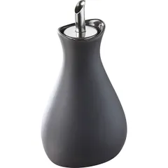 Бутылка для масла и уксуса керамика 250мл D=79,H=165,L=83мм черный