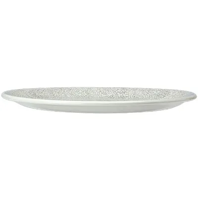 Тарелка «Инк Грэй» мелкая фарфор D=25,2см белый,серый, изображение 5