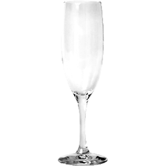 Flute glass “Diamond” glass 190ml D=71,H=185mm clear.