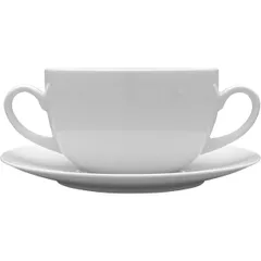 Чашка бульонная «Надя» фарфор 0,5л белый