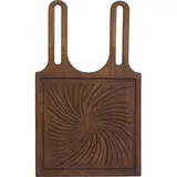 Доска для подачи с 2 ручками дуб ,H=2,L=55,B=33см тем.дерево