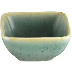 Salad bowl “Trend Split”  porcelain , H=35, L=70, B=70mm  green.