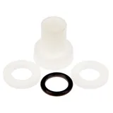 Комплект уплотнительных колец для кранов арт.10707, 10807 абс-пластик,силикон белый,черный