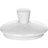 Крышка для сахарницы «Монако Вайт» фарфор ,H=4,L=7,B=5см белый