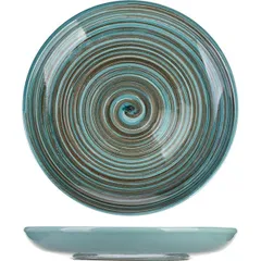 Тарелка «Скандинавия» мелкая керамика D=18,H=3см голуб.
