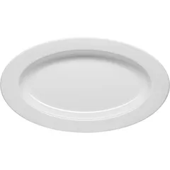 Блюдо «Кашуб-хел» для рыбы фарфор ,H=5,L=38,B=22см белый