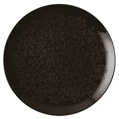 Plate “Eclipse”  porcelain  D=27.5 cm  black