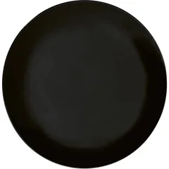 Plate “De” porcelain D=28cm black