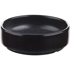 Салатник «Млечный путь» фарфор 150мл D=10см белый,черный