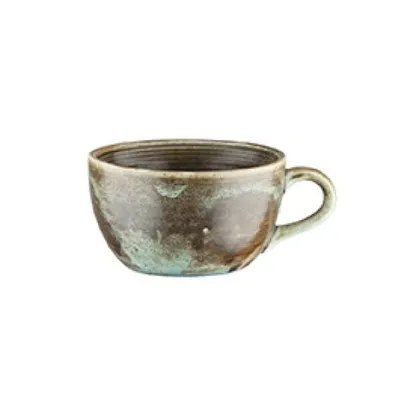 Чашка чайная «Корал» для арт. 64828 фарфор 250мл D=97,H=56мм коричнев.,бирюз.