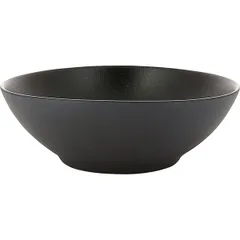 Salad bowl “Ekinox” ceramics 0.7l D=190,H=65mm black