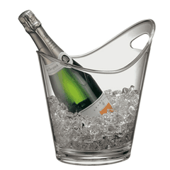 Ведро для шампанского акрил 4,3л D=15,5,H=28,5,L=25,5,B=20,5см прозр.