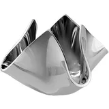 Подсвечник «Флауэ» стекло D=50,H=72,B=124мм серебрист.