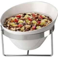 Салатник пластик 2,5л D=24,5,H=15см белый, изображение 4