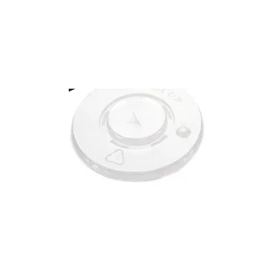 Крышка для стакана D 80 мм д/хол с прорезью под трубочку PS