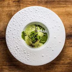 Тарелка глубокая «Минерал» фарфор D=23,7см белый, изображение 2