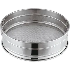 Flour sieve  stainless steel  D=40cm  silver.