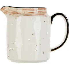 Milk jug “Pastoral” porcelain 300ml ,H=97,L=117,B=72mm orange.