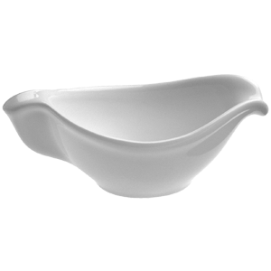 Соусник «Веркорс» фарфор 100мл ,H=50,L=150,B=65мм белый