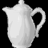 Кофейник «В.Виена» фарфор 0,6л ,H=17,5,L=16,5см белый