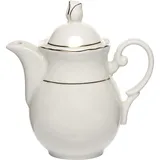 Кофейник «Афродита» фарфор 300мл D=45,H=130,L=120мм белый,золотой