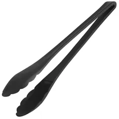 Heat-resistant salad tongs plastic ,L=33/8,B=6cm black