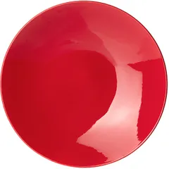 Салатник «Фиренза ред» фарфор 1л D=300,H=65мм красный,белый