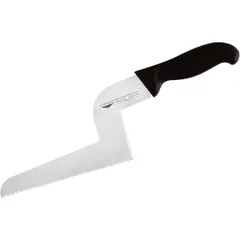 Curved pastry knife  stainless steel  L=21.5 cm  black, metal.