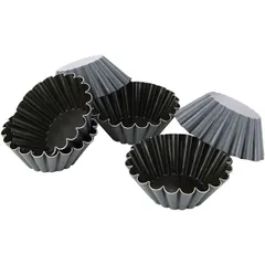 Brioche baking pan [12 pcs]  steel, anti-stick coating  D=90, H=32mm