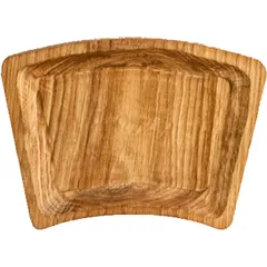 Тарелка «Дуга» светлый дуб ,H=3,L=26,B=20см