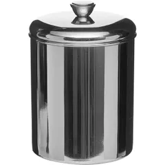 Емкость для сыпучих продуктов для соли сталь нерж. 1л D=12,H=17см серебрист.