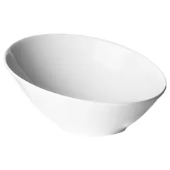 Salad bowl “Monaco White”  porcelain  0.6 l  D=215, H=90mm  white