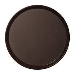 Round rubberized tray “Polytride”  polyprop.  D=40.5 cm  brown.