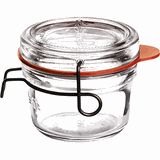 Банка для подачи круглая с крышкой стекло 125мл D=84,H=76мм прозр.