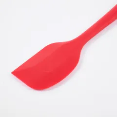 Лопатка жаропрочная (до +220 C) силикон ,L=27,5см красный, изображение 3