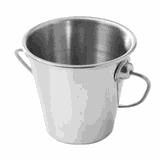 Ведро для картофеля фри сталь нерж. 150мл D=75,H=70мм