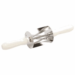 Rolling pin-knife for croissants  stainless steel, plastic