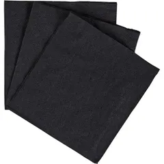 Napkins “Papyrus” 24*24cm[400pcs]  paper. napkin ,L=24,B=24cm black
