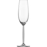 Flute glass “Diva”  chrome glass  219 ml  D=45/72, H=255 mm  clear.