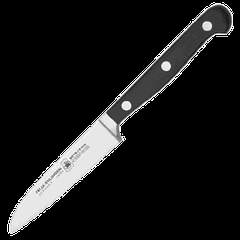 Нож для чистки овощей и фруктов «Глория Люкс» сталь ,H=15,L=190/90,B=17мм черный,металлич.
