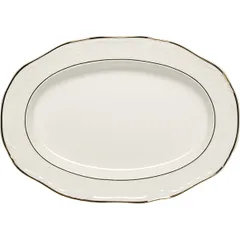 Селедочница «Афродита» фарфор ,H=25,L=240,B=165мм белый,золотой