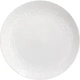 Тарелка «Жасмин» мелкая фарфор D=28см белый