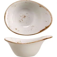 Salad bowl “Kraft” porcelain 125ml ,H=55,L=130,B=95mm white